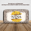 Personalized Grandma/Mom Sunflower Long Wallet - Best Mother's Day Gift Idea - We Love You