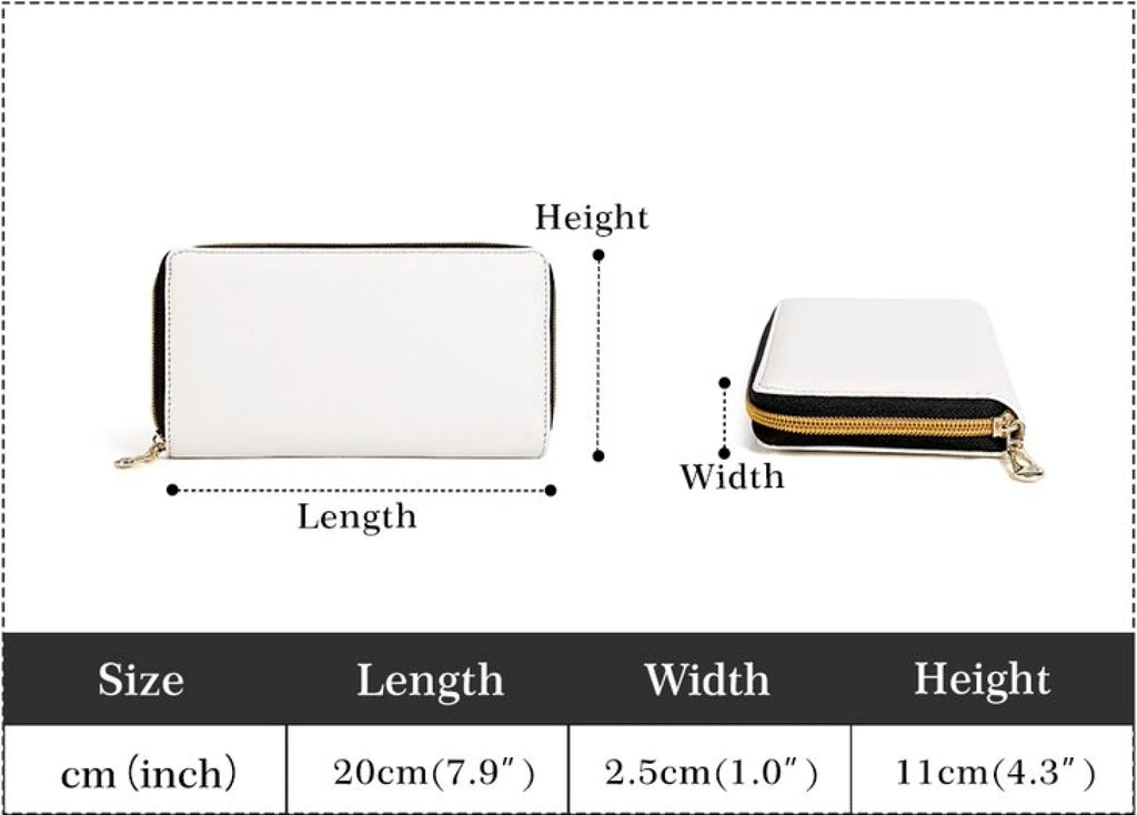 Personalized Grandma/Mom Long Wallet - Best Gift for Mother/Grandma