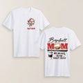 Personalized My Heart Is On That Field Baseball Mom Shirt  - Mother's Day Shirt