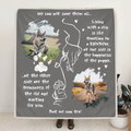 Personalized Dog Mom Quilt/ Fleece Blanket - Upload Photo - Gift Idea For Pet Lover - We Can Not Save Them All But We Can Try