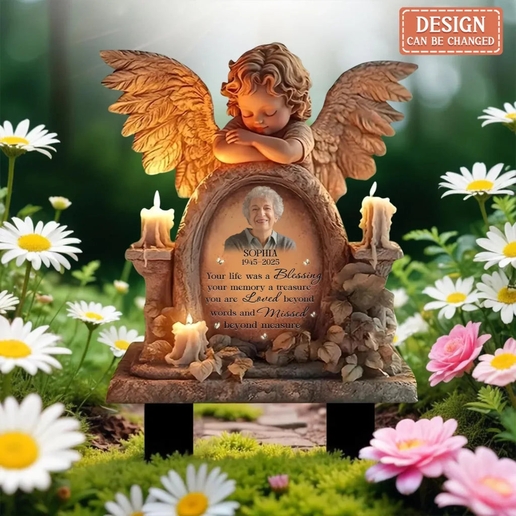 Personalized Memorial Metal Sign - Memorial Gift Idea For Family Member/ Mother's Day Gift Idea - Always With The Angels Forever In Our Hearts