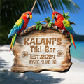 Personalized Tiki Bar Wooden Sign - Gift Idea For Family/ Summer Vacation
