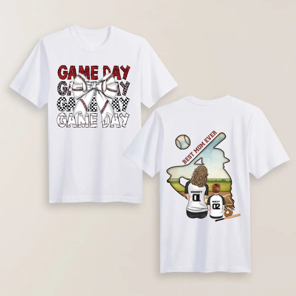 Personalized Baseball Mom Game Day T-shirt/ Hoodie/ Sweater - Mother's Day Gifts Idea