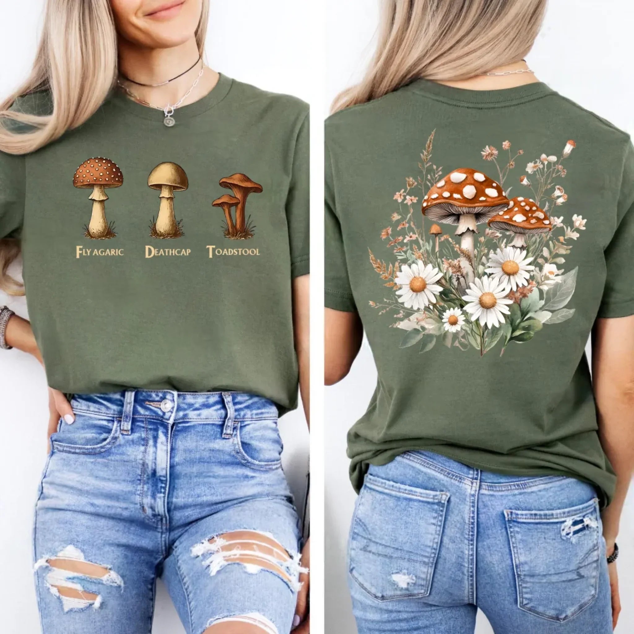 Personalized FDT Mushroom Restrict T-shirt - Mother's Day/ Birthday Gift Idea