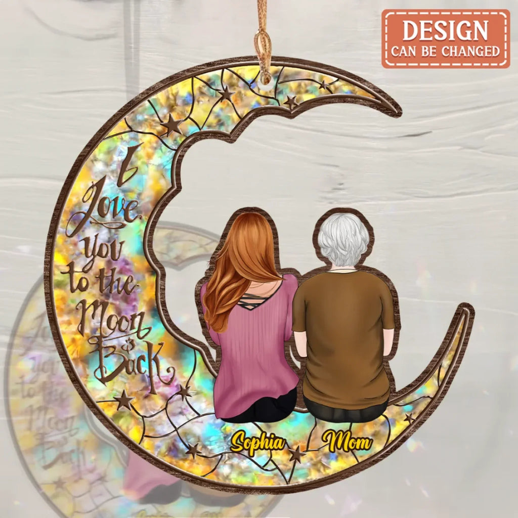 Personalized Mother And Daughter Suncatcher - Mother's Day Gift Idea