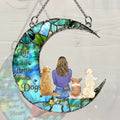 Personalized Dog Mom Suncatcher - Up to 3 Dogs - Mother's Day Gift For Dog Mom - Life Is Better With  Dogs
