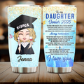Personalized To My Daughter Senior 2025 Tumbler - Graduation Gift Idea For Daughter - Whenever You Feel Overwhelmed Remember Whose Daughter You Are