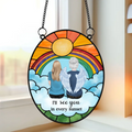 Personalized Memorial Suncatcher - Memorial Gift Idea For Family Members - Up to 5 People - I'll See You In Every Sunset