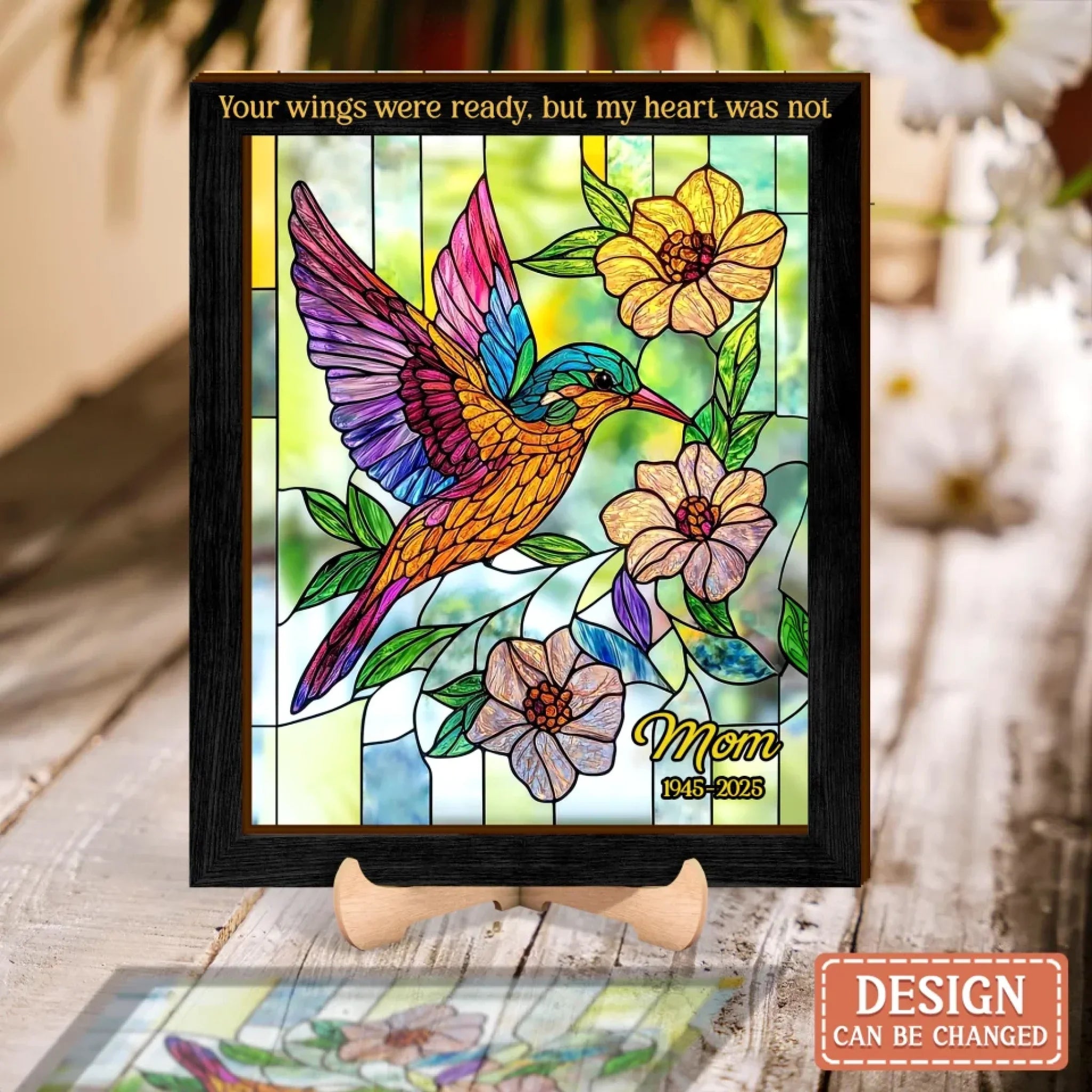 Personalized Memorial Suncatcher - Memorial Gift Idea For Family -Always On My Mind Forever In My Heart