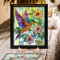 Personalized Memorial Suncatcher - Memorial Gift Idea For Family -Always On My Mind Forever In My Heart