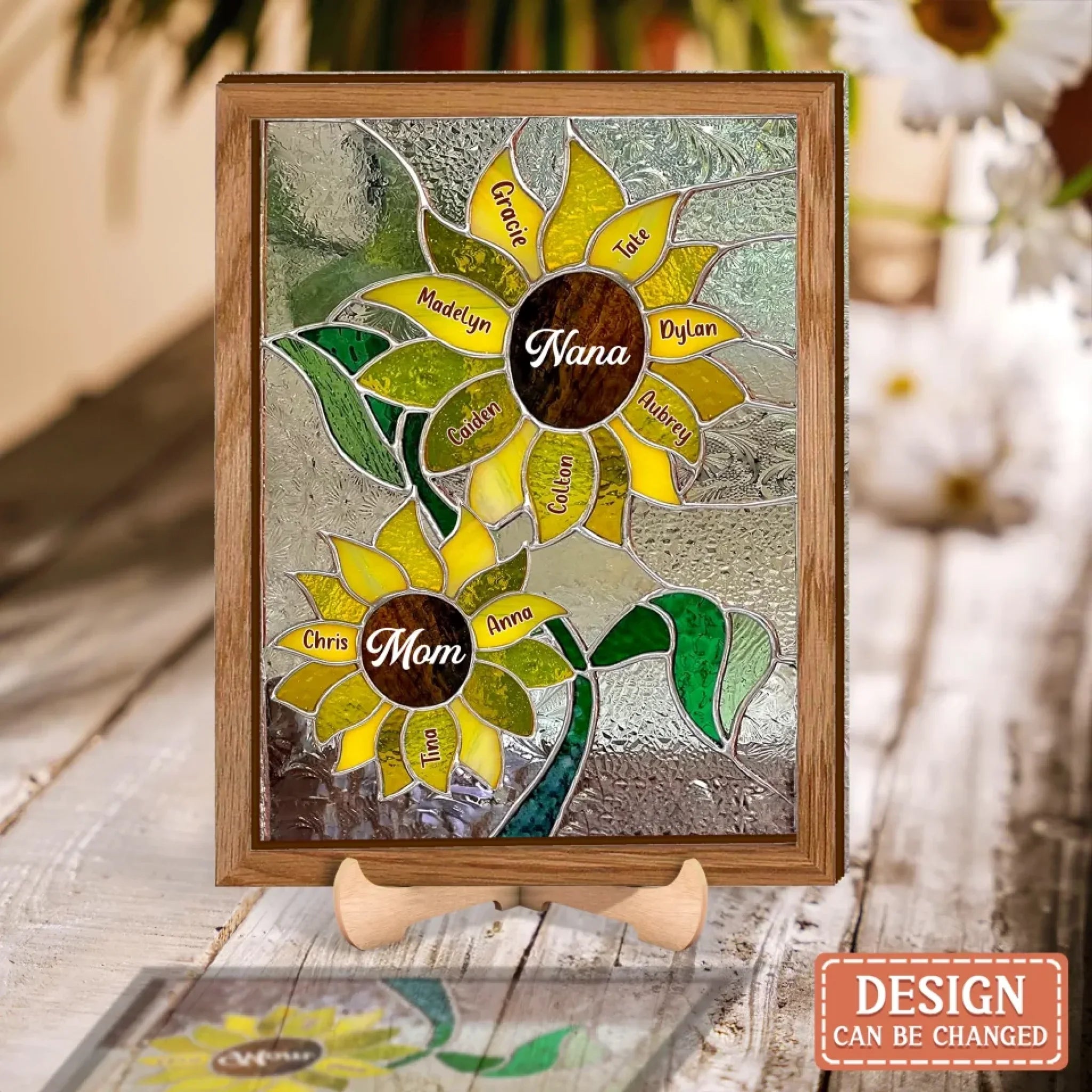 Personalized Nana Sunflower Suncatcher - Mother's Day Gift Idea For Mom/ Grandma