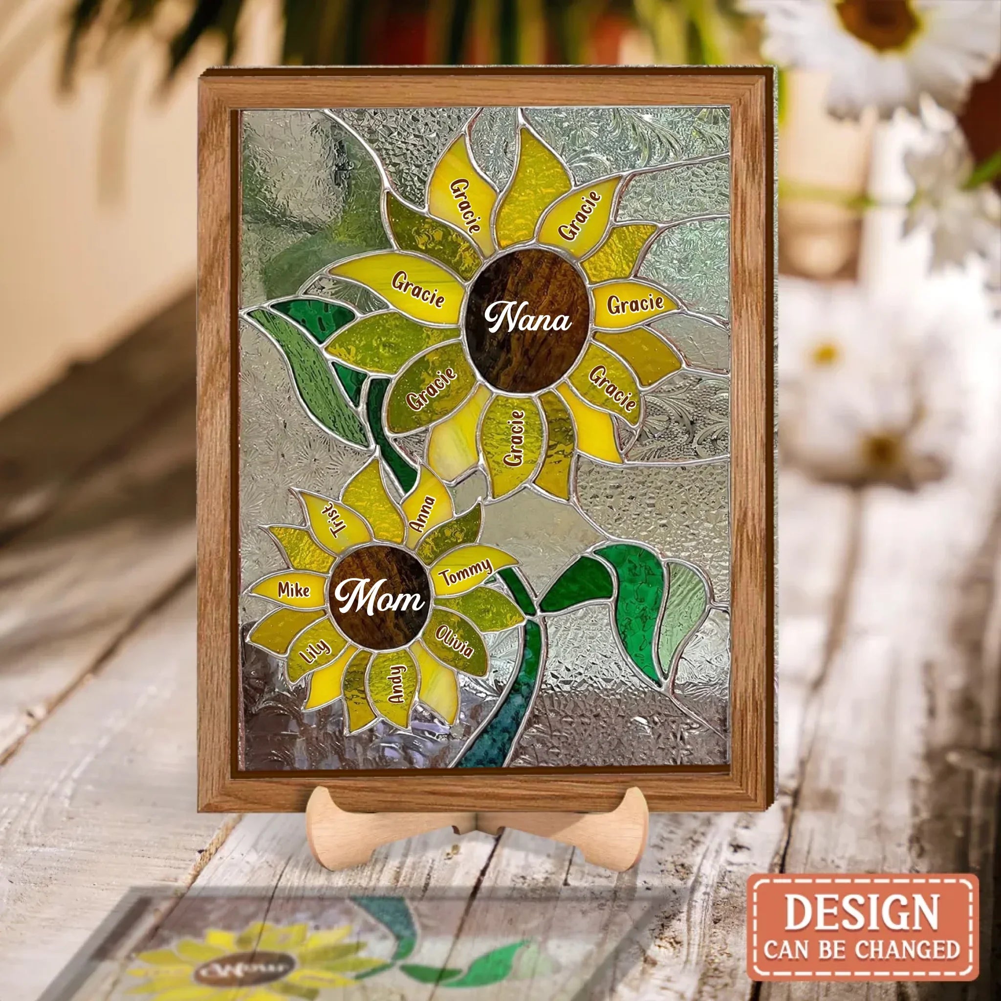 Personalized Nana Sunflower Suncatcher - Mother's Day Gift Idea For Mom/ Grandma