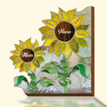 Personalized First Mom Now Nana Sunflower Suncatcher - Mother's Day Gift Idea For Mom/ Grandma