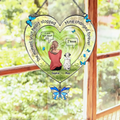 Personalized Memorial Pet Suncatcher - Memorial Gift Idea For Dogs/ Cats/ Rabits Lover - The Moment Your Heart Stopped Mine Changed Forever