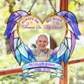 Personalized Photo Acrylic Suncatcher - Memorial Gift Idea For Loss Of Family Member - Always On My Minds Forever In My Heart