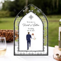 Personalized Couple Acrylic Plaque - Anniversary/Wedding Gift Idea for Couple