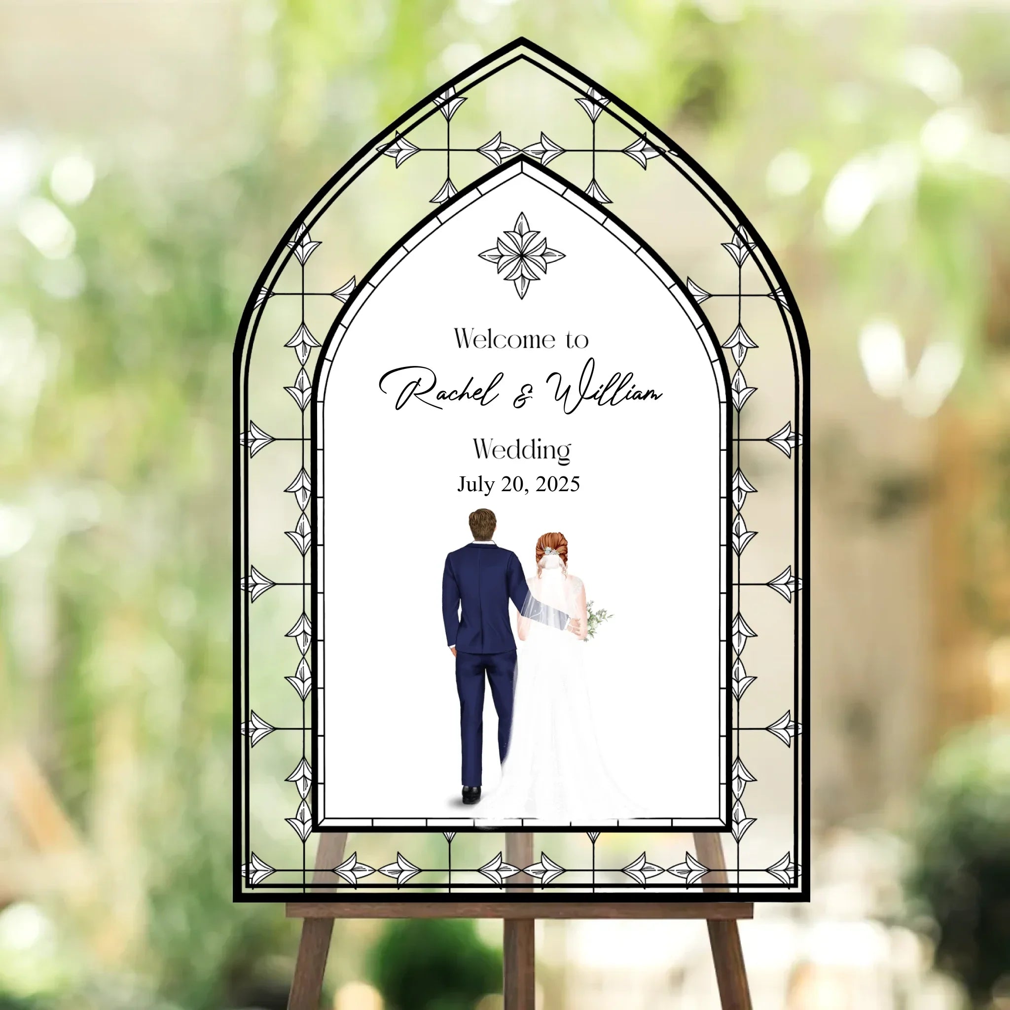 Personalized Couple Acrylic Plaque - Anniversary/Wedding Gift Idea for Couple