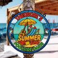 Personalized Poolside Acrylic Suncatcher - Summer Gift Idea - Poolside Oasis