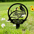 Personalized Memorial Metal Sign - Memorial Gift Idea For Family Member - I Am Always With You