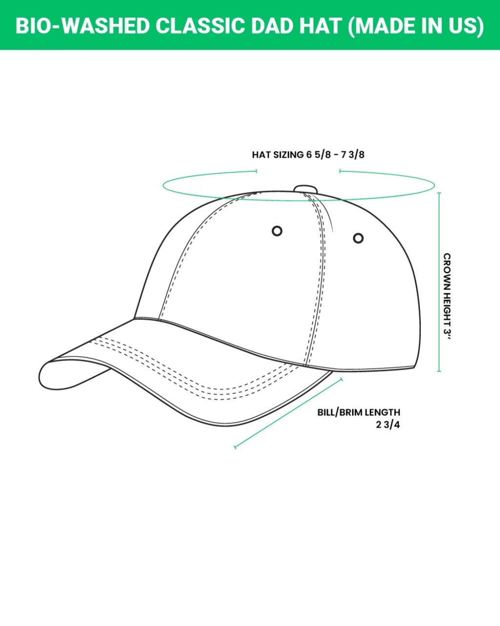 Personalized Best Buckin Dad Leather Patch Bio-Washed Classic Hat - Gift Idea For Father's Day/Hunting Lover