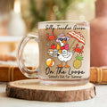 Custom Name Summer Silly Goose Teacher 10oz Glass Mug - Gift Idea For Teachers