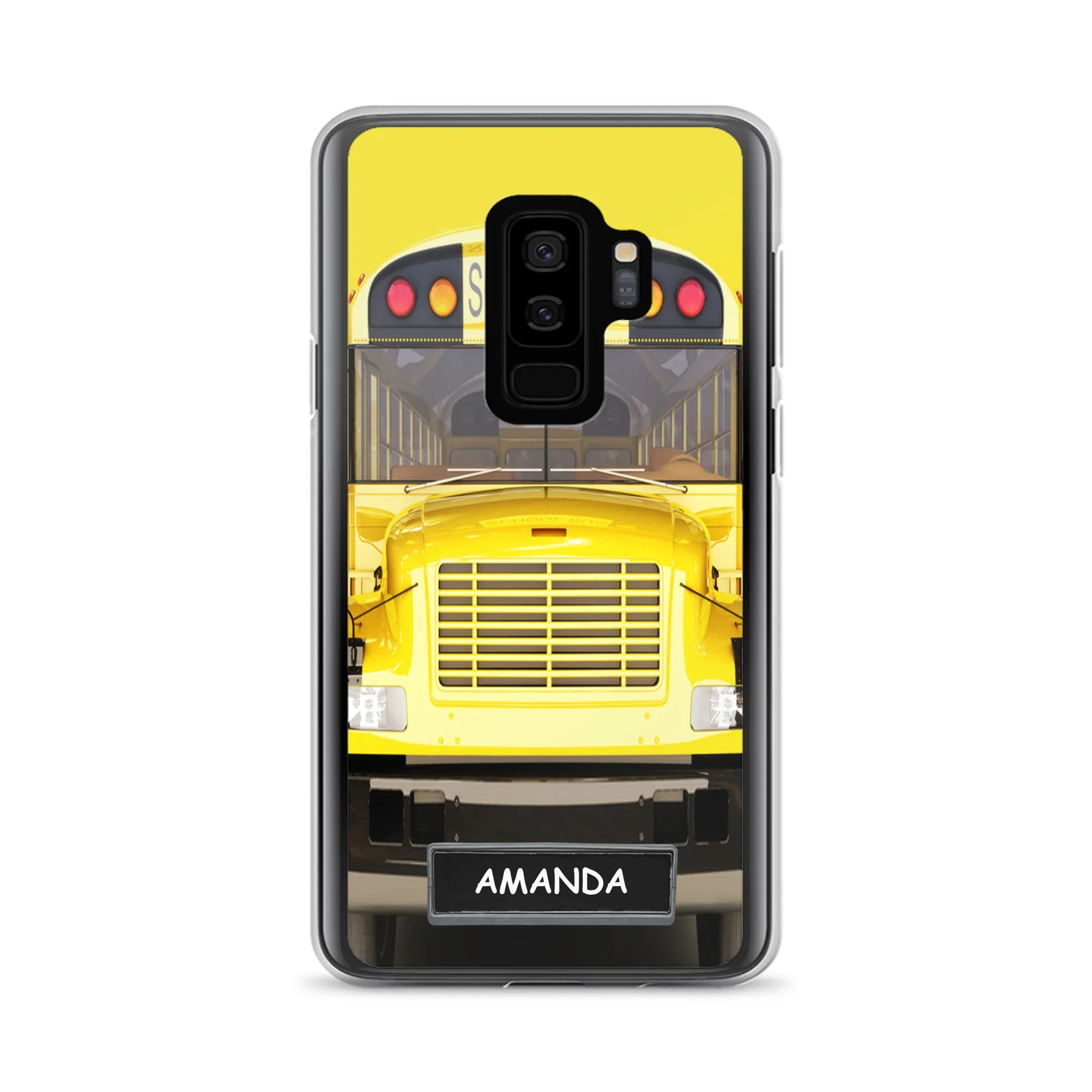 Personalized School Bus Phone Case - Gift Idea For School Bus Lovers - Case For iPhone, Samsung and Xiaomi