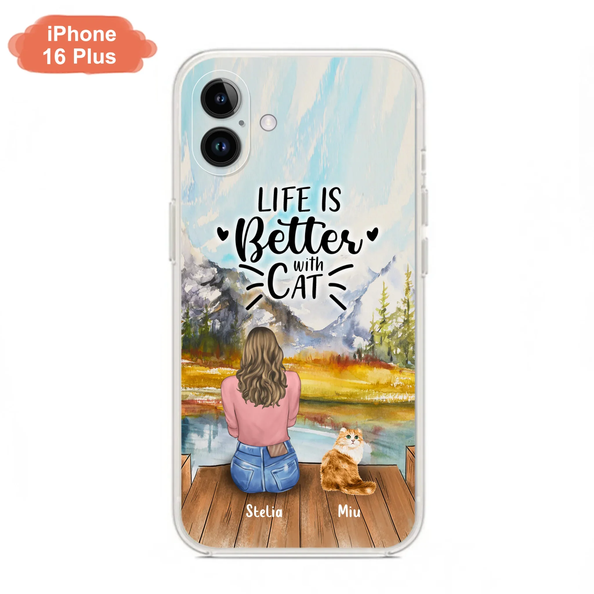 Custom Personalized Cat Mom Phone Case - Gifts For Cat Lovers With Upto 4 Cats - You Had Me At Meow - Case For iPhone, Samsung And Xiaomi