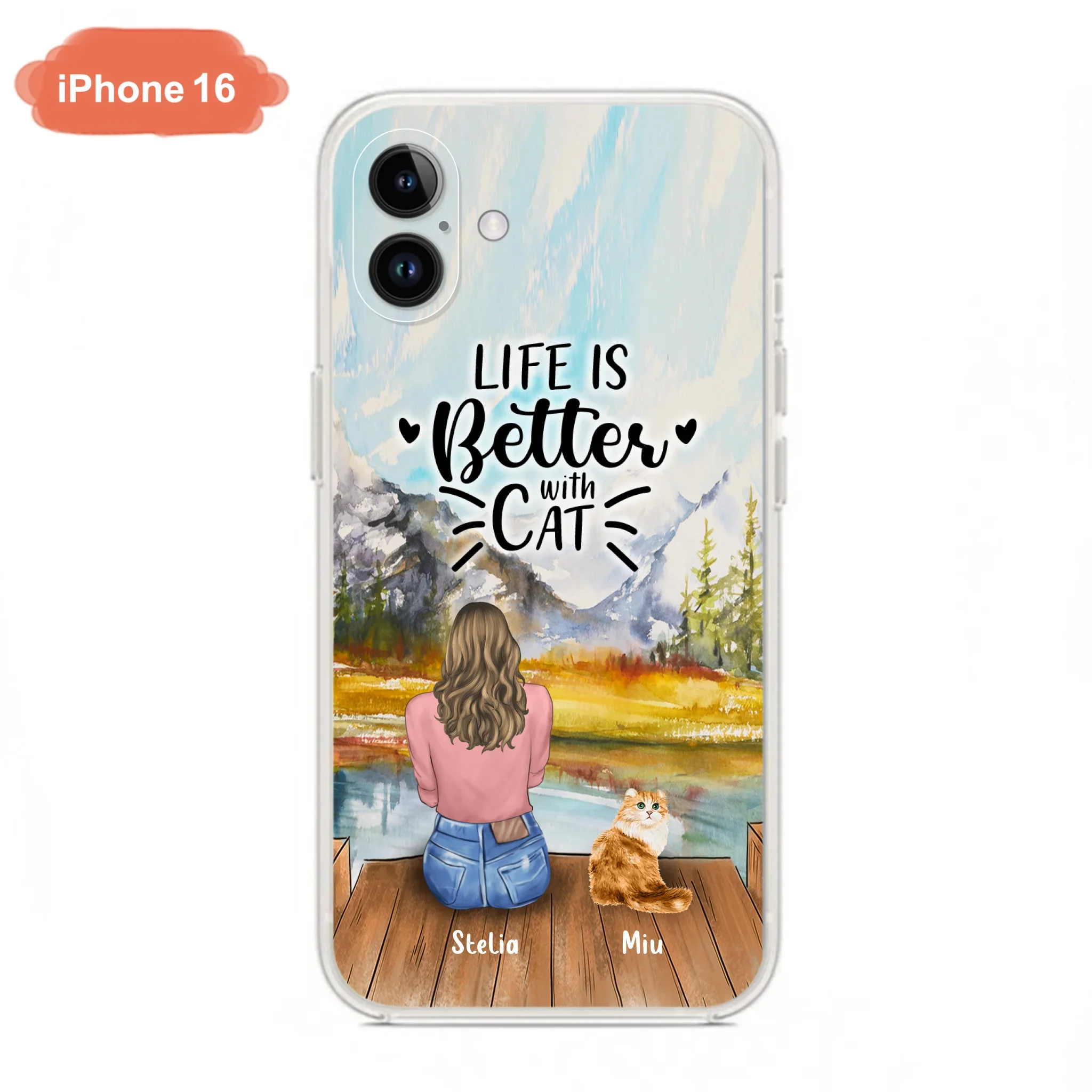 Custom Personalized Cat Mom Phone Case - Gifts For Cat Lovers With Upto 4 Cats - You Had Me At Meow - Case For iPhone, Samsung And Xiaomi