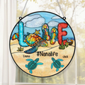 Custom Personalized Turtle Acrylic Suncatcher - Gift Idea For Turtle Lover