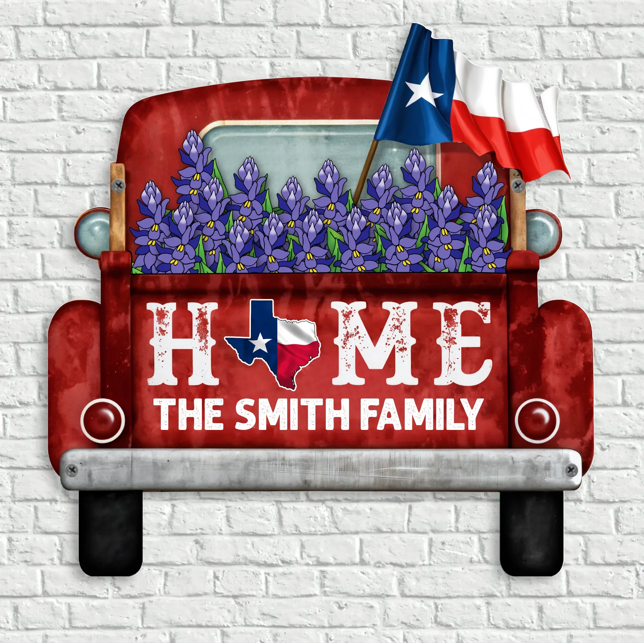 Custom Personalized Home Metal Sign - Gift Idea For Family