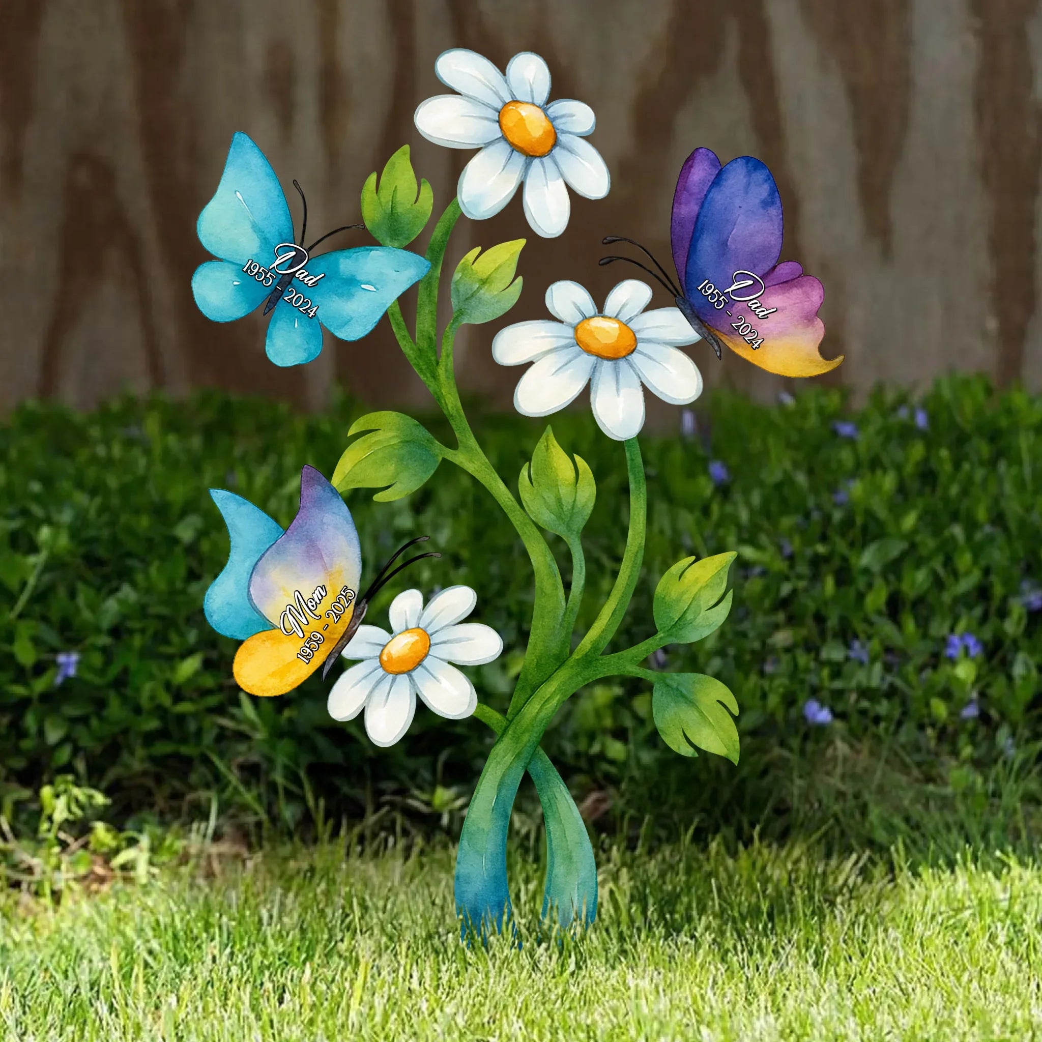 Personalized Memorial Metal Sign - Up to 3 People - Memorial Gift Idea For Family Members