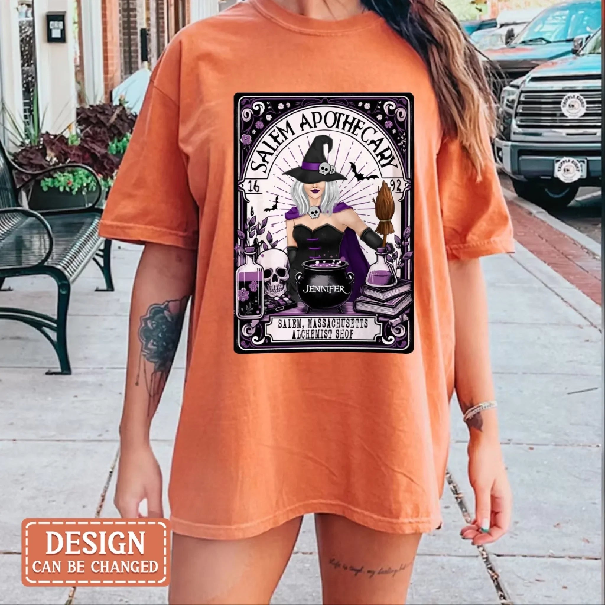 Custom Personalized Salem Apothecary AOP T-shirt - Gift Idea For Witch Lover