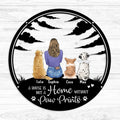 Personalized Dog Mom Metal Sign - Gift Idea For Dog Lovers - Life Is Better With Dogs