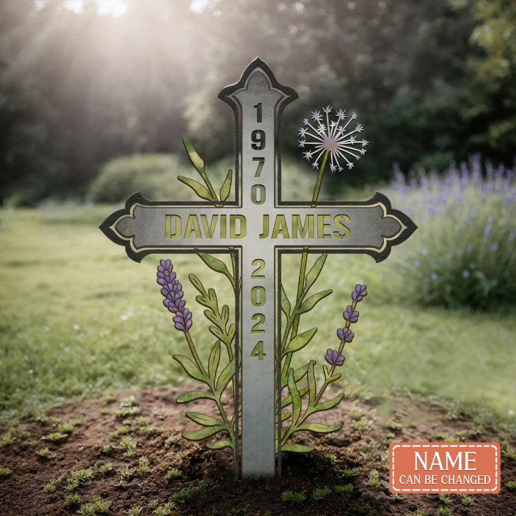 Personalized Memorial Metal Sign - Memorial Gift Idea For Family Member
