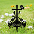 Personalized Memorial Black Metal Sign - Memorial Gift Idea For Family Member - Always In Our Minds Forever In Our Hearts