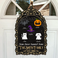 Personalized Halloween 2 Layered Wooden Art - Gift Idea For Couple/Family/Pet Lover - Home Sweet Haunted Home