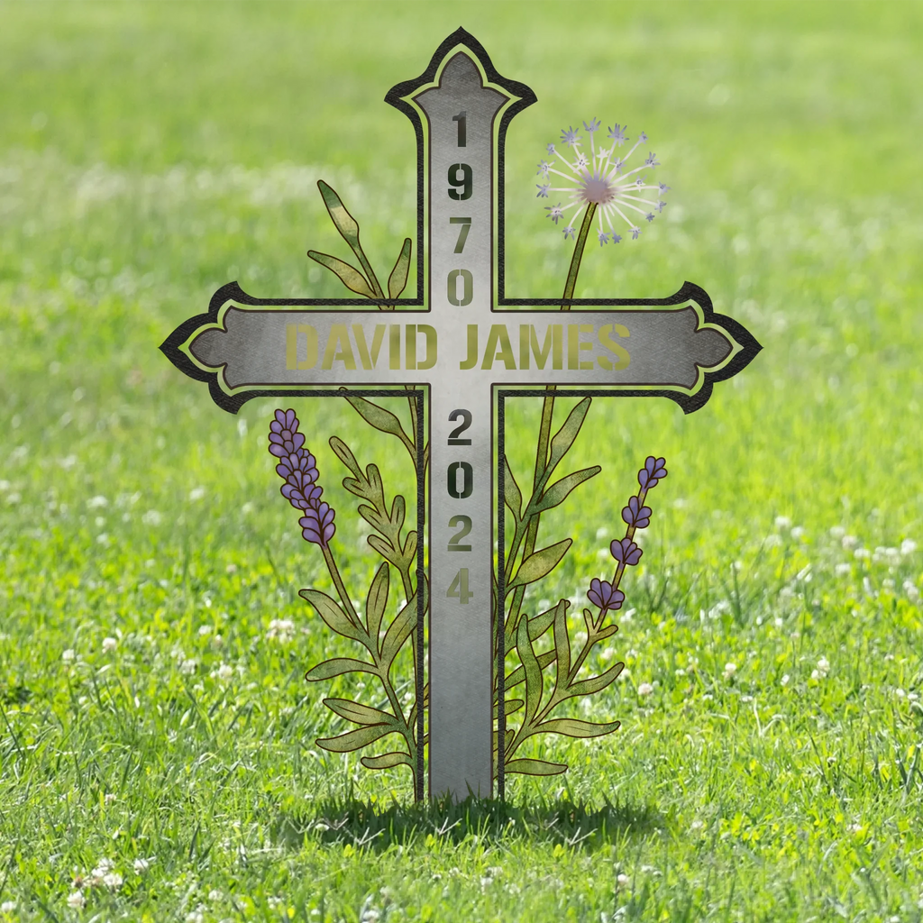 Personalized Memorial Metal Sign - Memorial Gift Idea For Family Member