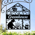 Personalized Greenhouse Metal Sign - Garden Decor - Gift Idea For Grandma/Mom
