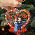 Personalized Wedding Acrylic Keychain - Anniversary/Wedding/Christmas Gift Idea for Couple - And So Together We Built A Life We Loved