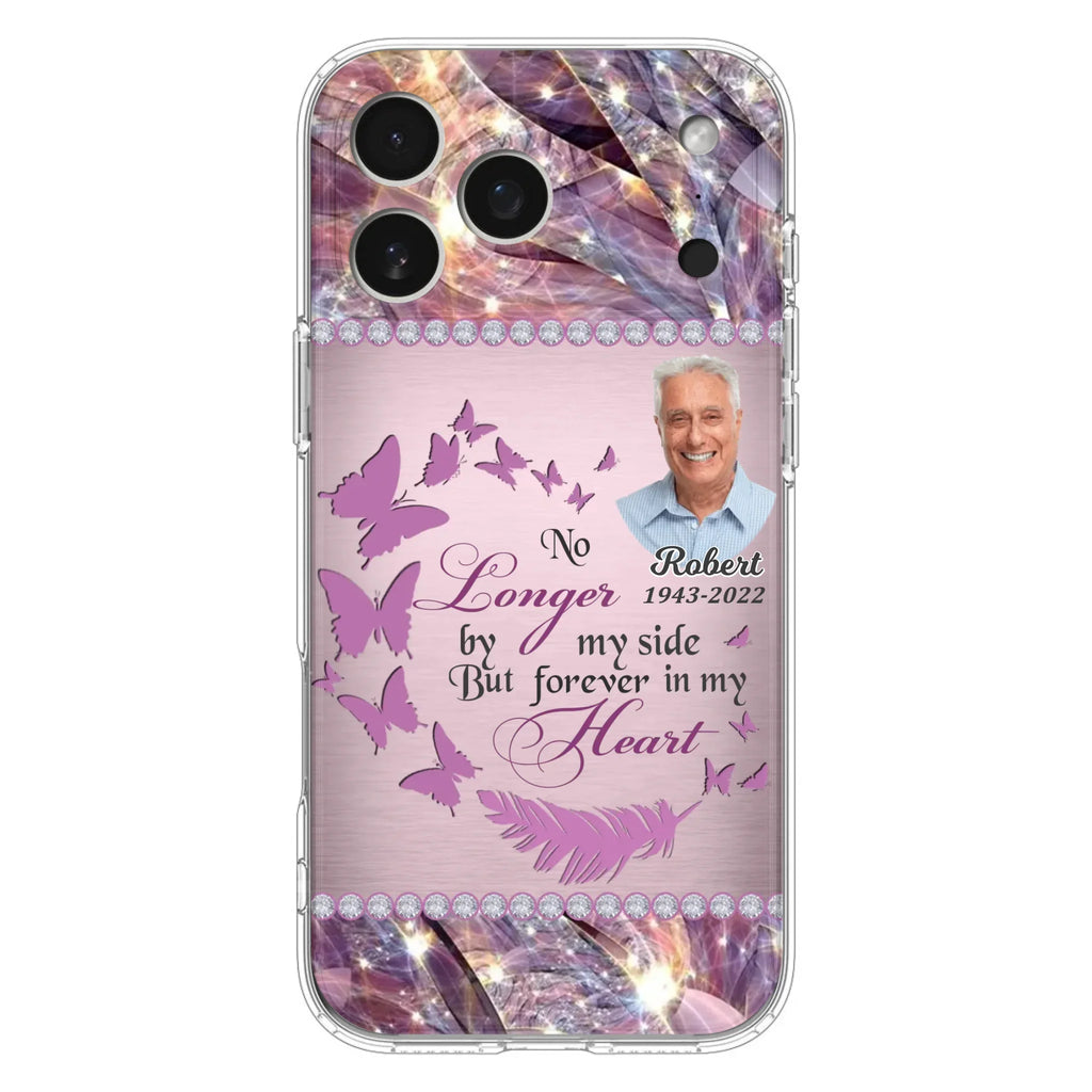 Custom Personalized Memorial Photo iPhone/ Samsung Phone Case - Memorial Gift Idea - No Longer By My Side But Forever In My Heart
