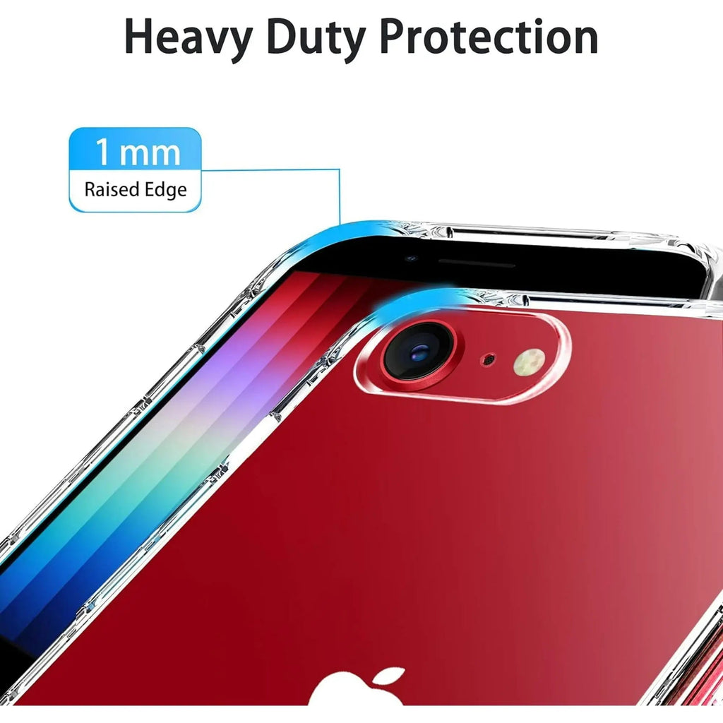 Entronix Case Compatible with iPhone 8/7/SE (2nd Gen) - [Hard Back] Slim Clear