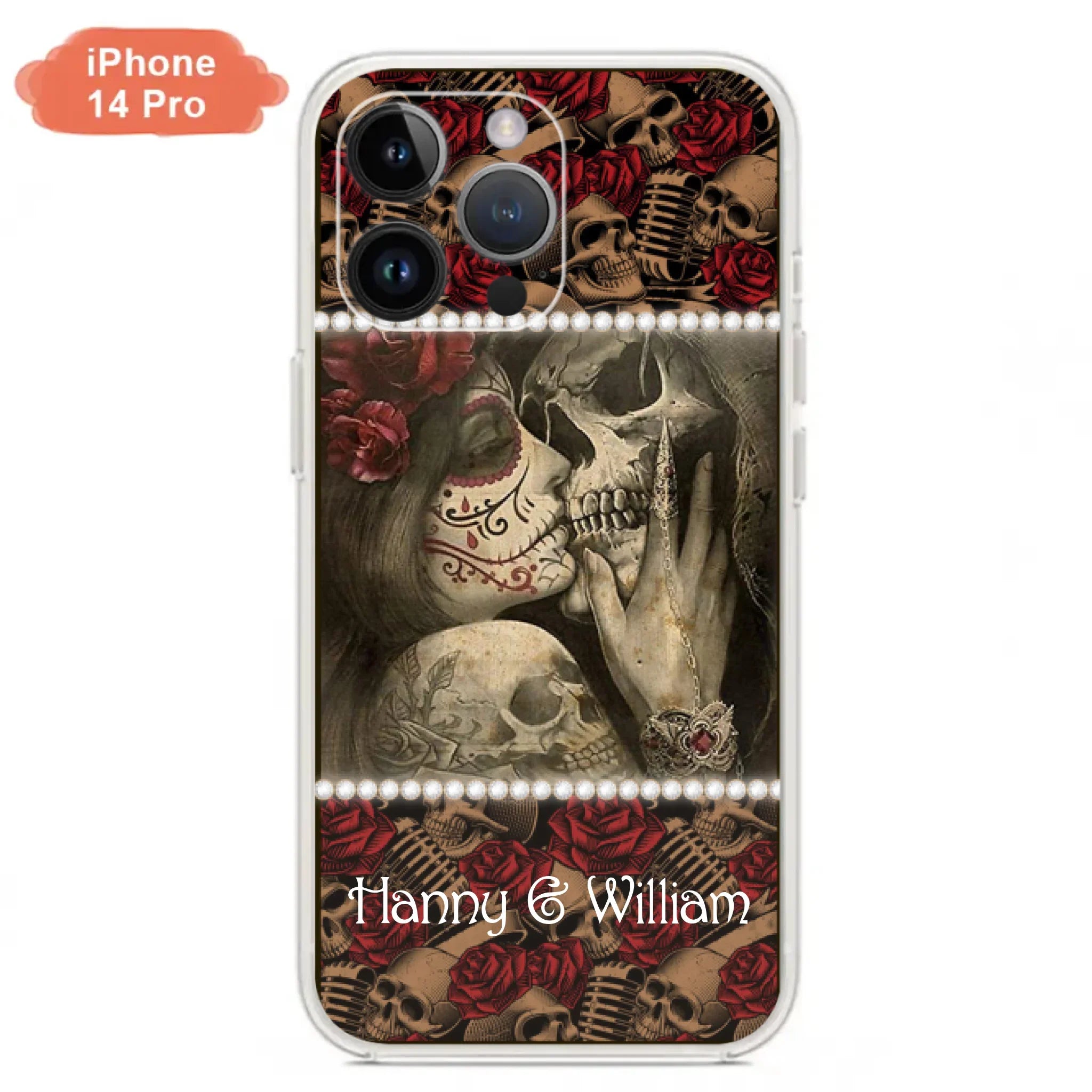 Custom Personalized Skull Phone Case - Phone Case For iPhone, Samsung and Xiaomi