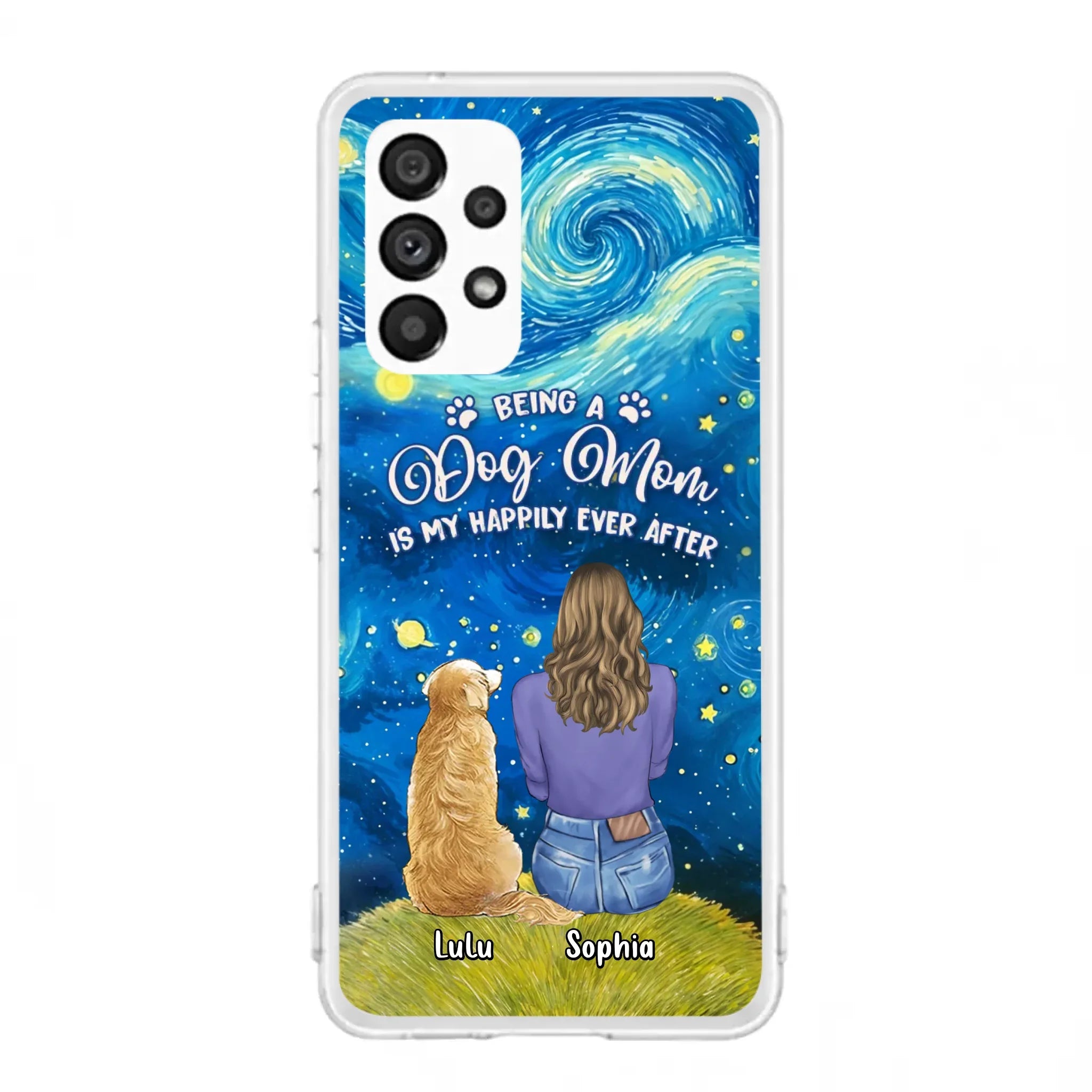 Personalized Dog Mom Phone Case - Up to 3 Dogs - Mother's Day Gift Idea For Dog Lover - Dog Mama Life Is Ruff - Case For iPhone/ Samsung
