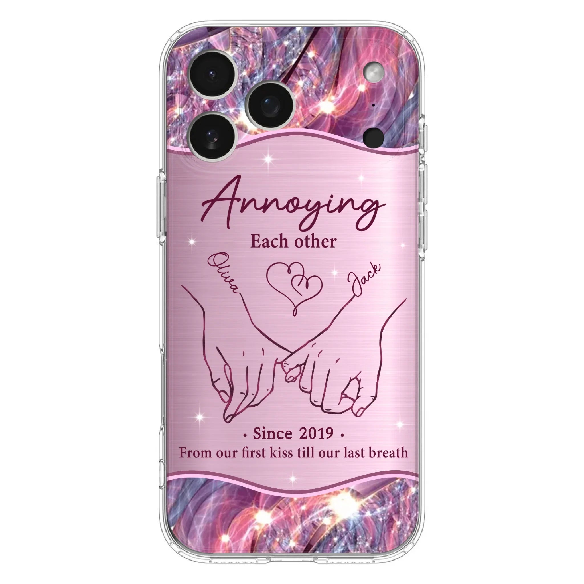 Custom Personalized Couple Phone Case For iPhone/ Samsung - Gift Idea For Couple - Annoying Each Other