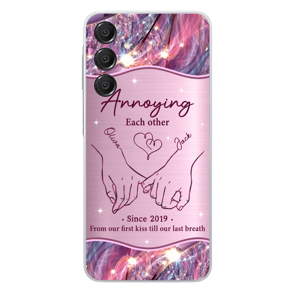 Custom Personalized Couple Phone Case For iPhone/ Samsung - Gift Idea For Couple - Annoying Each Other
