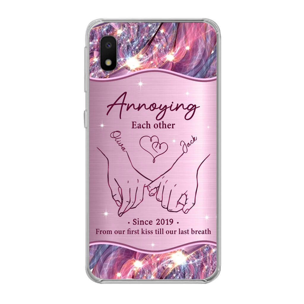 Custom Personalized Couple Phone Case For iPhone/ Samsung - Gift Idea For Couple - Annoying Each Other