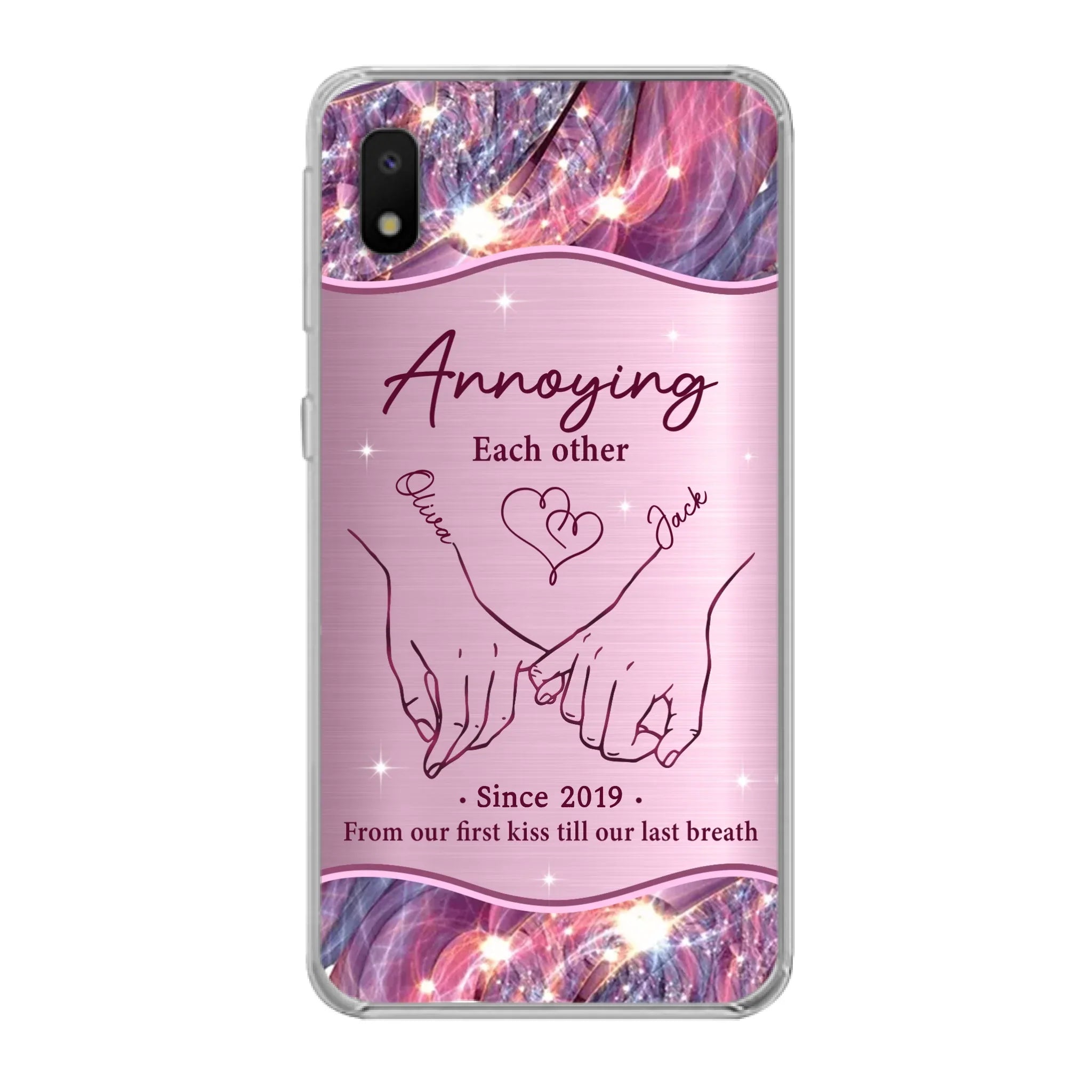 Custom Personalized Couple Phone Case For iPhone/ Samsung - Gift Idea For Couple - Annoying Each Other
