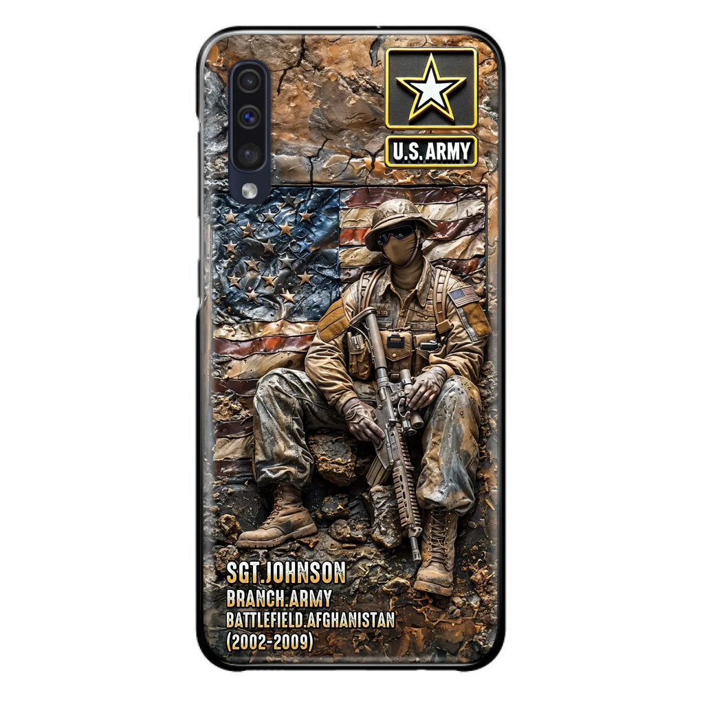 Custom Personalized Veteran Phone Case For iPhone/ Samsung - Veteran Gift Idea