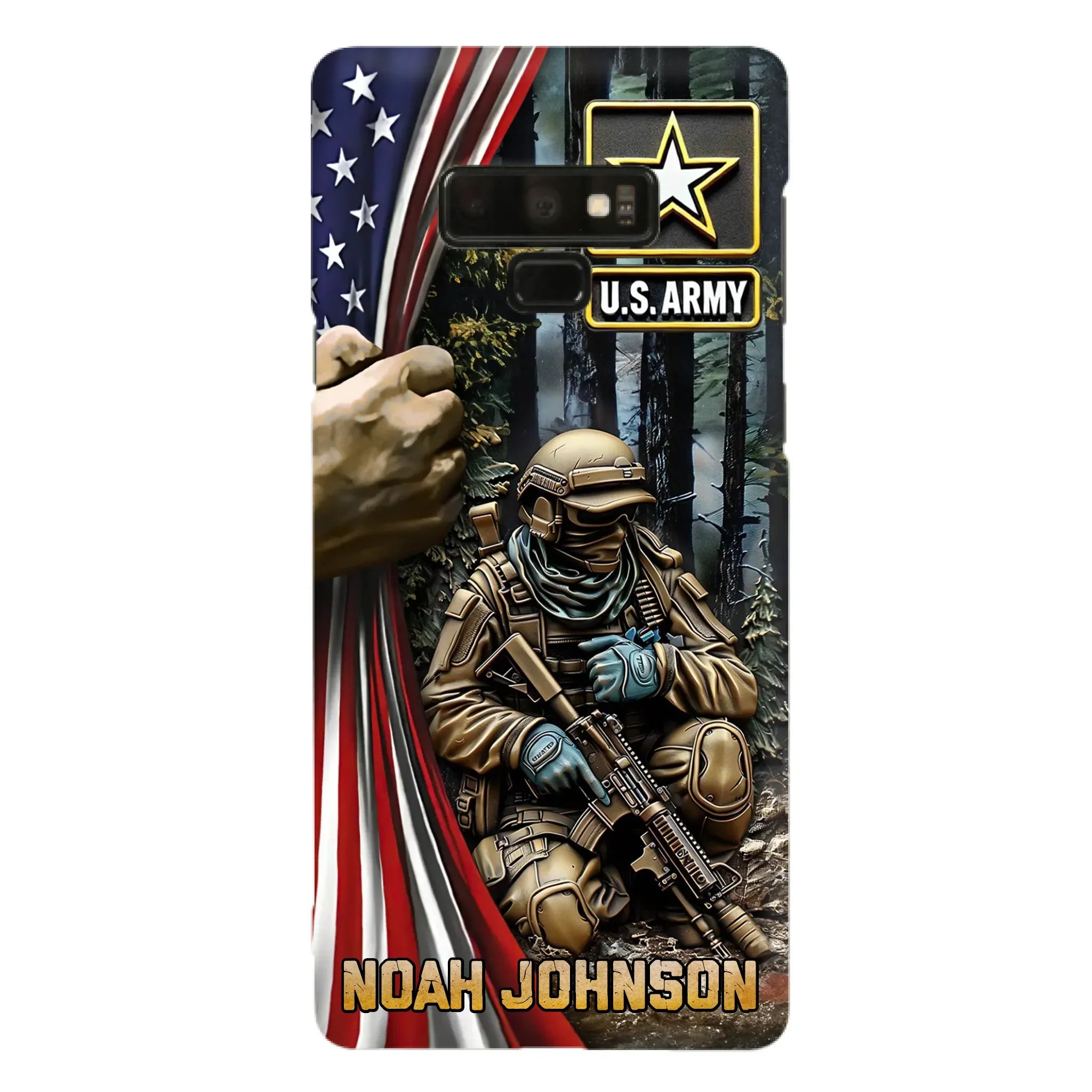 Custom Personalized Veteran Phone Case For iPhone/ Samsung - Veteran Gift Idea - Custom Name