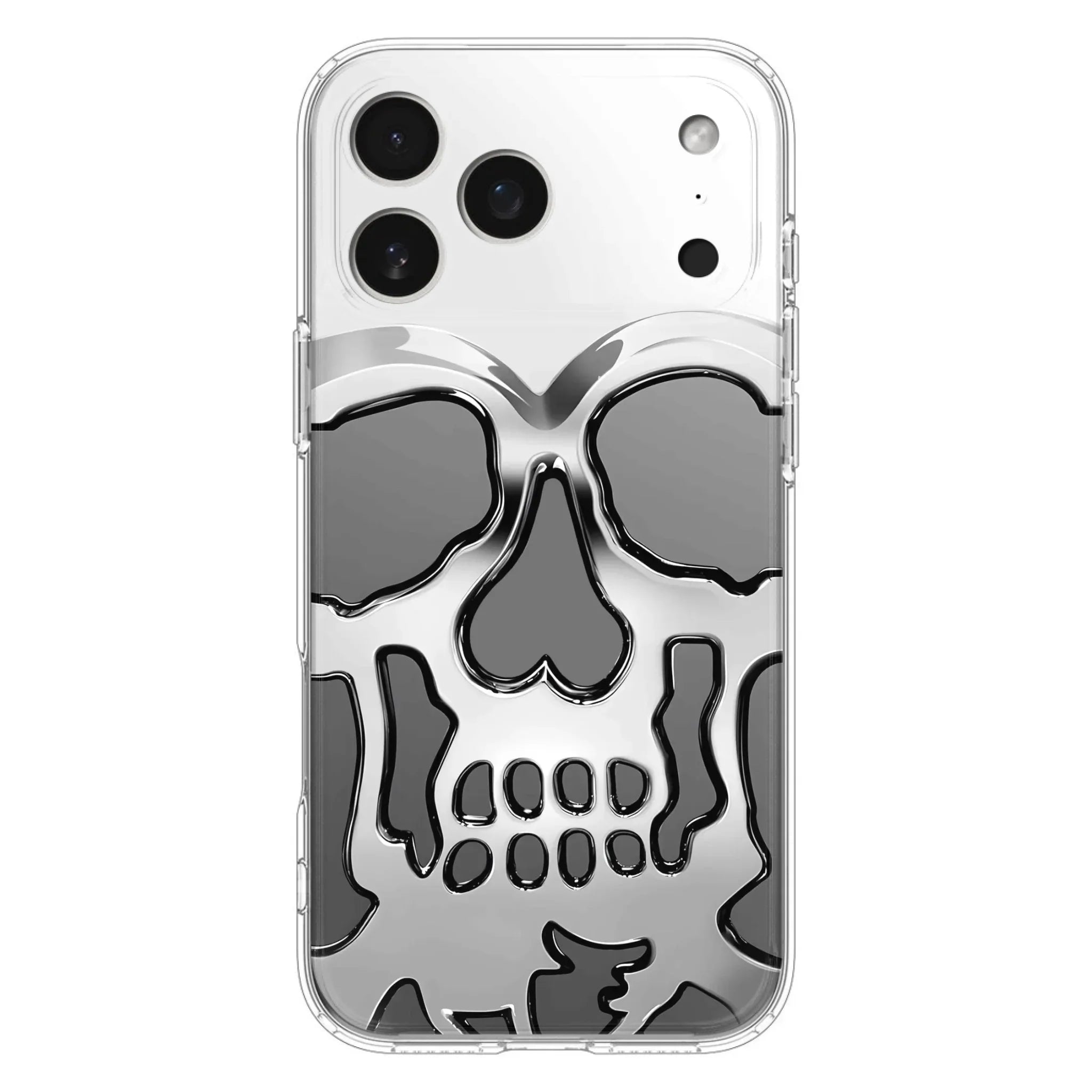 Custom Personalized Veteran Skull Metalic Phone Case - Gift Idea For Veteran - Case For iPhone/ Samsung